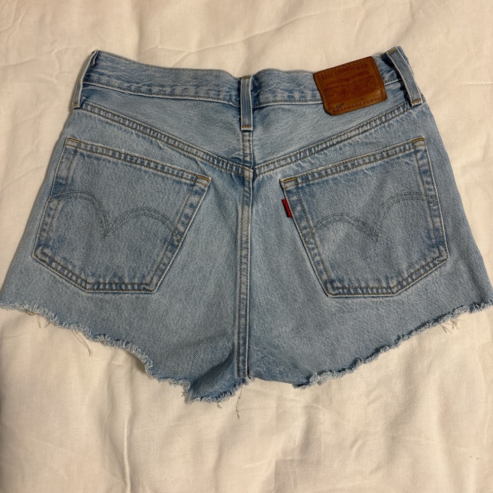 Levi's 501 red tag Women's Light Blue Denim Shorts
